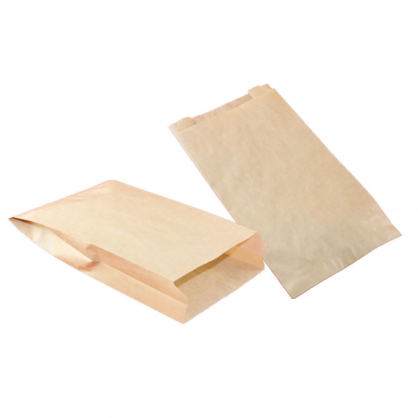 Bäckerfaltenbeutel Papierfaltenbeutel braun 14+7x29 cm (500 Stk.)
