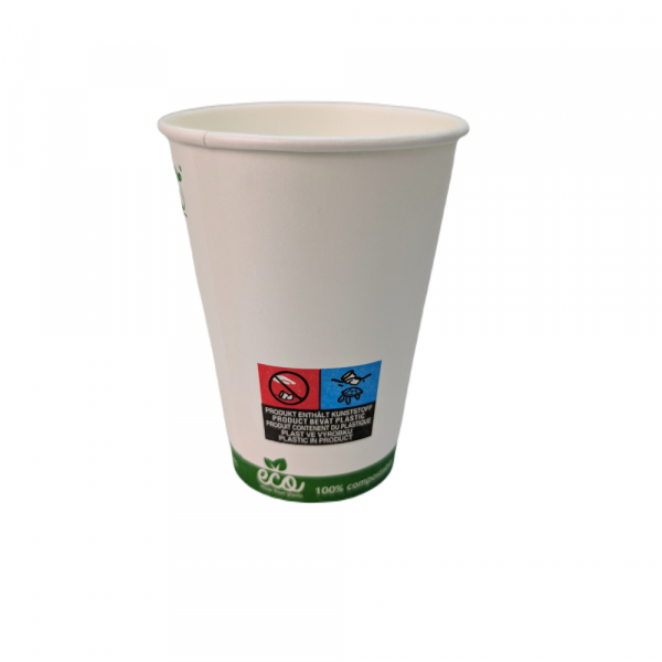 Eco-Becher Eco-Automatenbecher Kaffeebecher ø 69 x 92 mm 180 ml (50 Stk.)