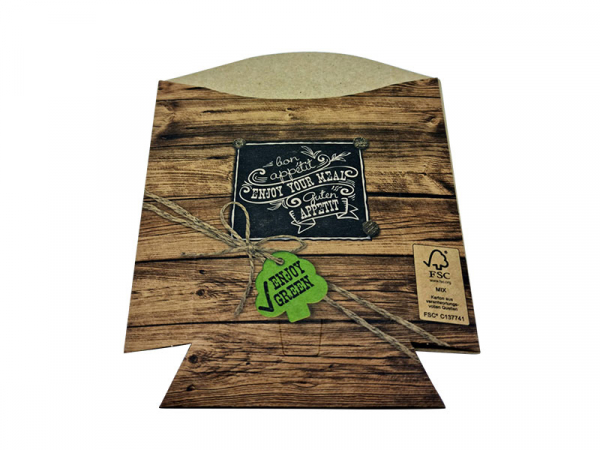 Fingerfood Box Pommesschütte 200 ml "enjoy green" FSC (1.000 Stk.)