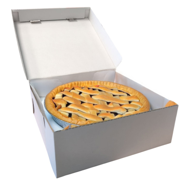 Kuchenkarton/Tortenkarton Mikrowellpappe | 28x28x10cm | Neutralmotiv (100 Stk.)