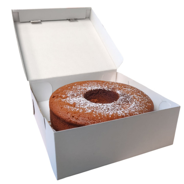 Kuchenkarton/Tortenkarton Mikrowellpappe | 28x28x10cm | Neutralmotiv (100 Stk.)