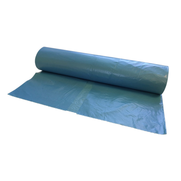 25 LDPE Müllsäcke 120 l | 700 x 1100 mm | blau | Typ 60 (10 Rollen)