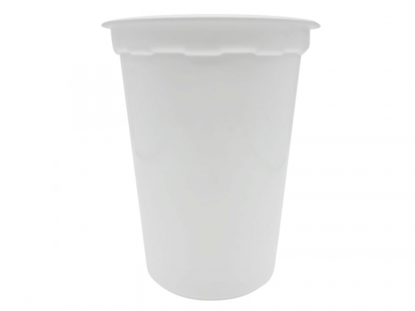 PP-Trinkbecher 500 ml weiß mit Siegelrand 95x126 mm Plastikbecher (960 Stk.)