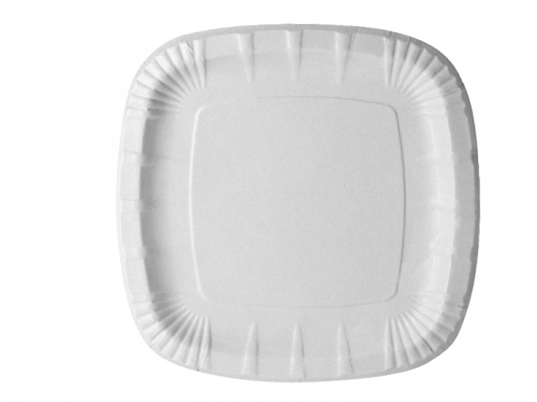 Pappteller Imbißteller 24 x 24 cm KU 24 A  (100 Stk.)