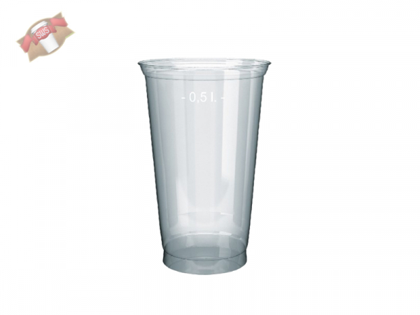 PET - Clear-Cup Smoothiebecher 500 ml Ø 95 mm (50 Stk)