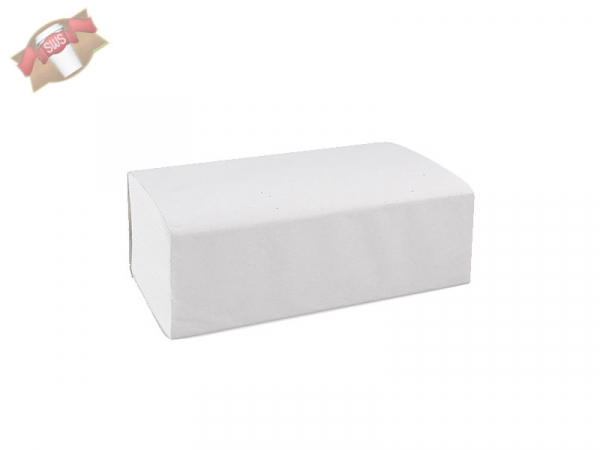 Papierhandtücher Handtuchpapier 2-lagig weiß Zellstoff Z-Falz (3750 Stk.)