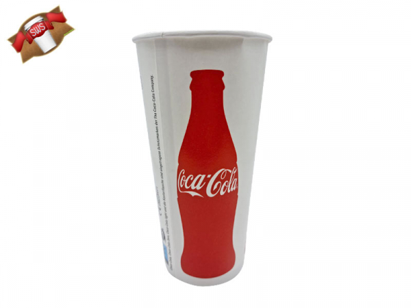 Pappbecher 0,5 l. Coca Cola light zero (50 Stk.)