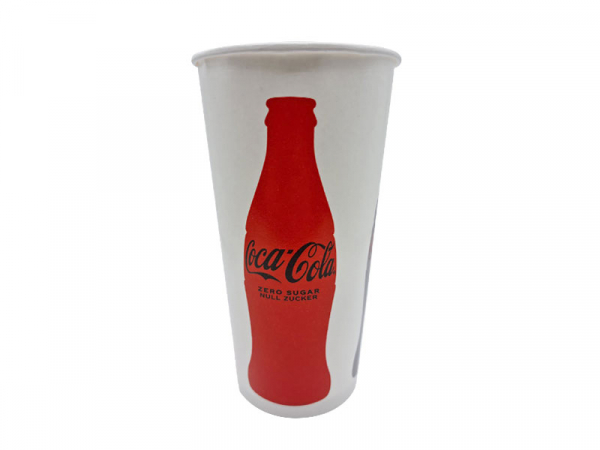 Pappbecher 0,5 l. Coca Cola light zero (50 Stk.)