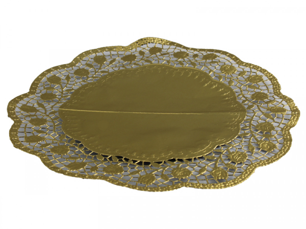 Tortenspitzen Tortenunterlagen gold Ø 36 cm (4 Stk.)