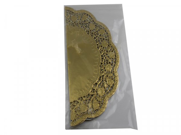 Tortenspitzen Tortenunterlagen gold Ø 36 cm (4 Stk.)