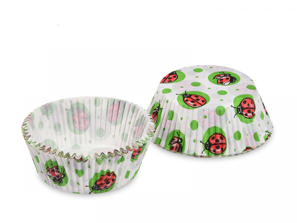 Gebäckkapseln Muffinförmchen Marienkäfer Ø 50x30 mm (40 Stk.)