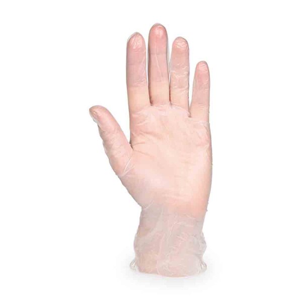 Vinyl-Handschuhe M transparent puderfrei (100 Stk.)