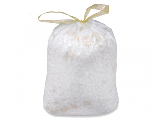HDPE Abfallsäcke 50 x 60 cm 30 l weiß Müllbeutel Gr. M mit Zugband auf Rolle (20 Stk.)