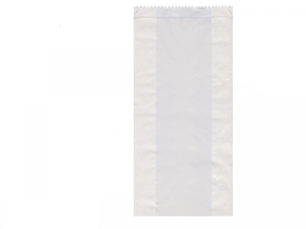 Bäckerfaltenbeutel Papierfaltenbeutel weiß 15+7x42 cm (1000 Stk.)