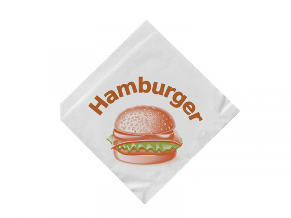 Hamburgertüten Hamburgerbeutel Papiertüten 16x16 cm (500 Stk.)