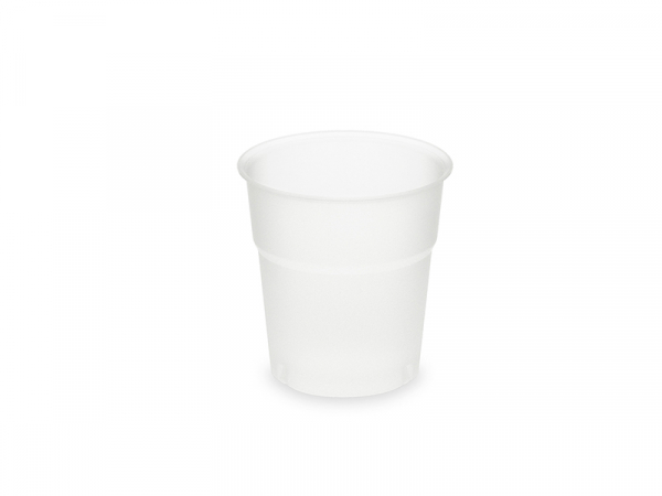 CPLA Ausschankbecher 100 ml klar Trinkbecher Plastikbecher (50 Stk.)