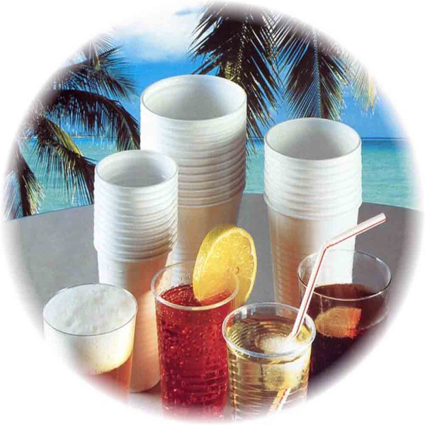 Trinkbecher Becher 0,25 l Ø 78 mm klar PP (50 Stk.)