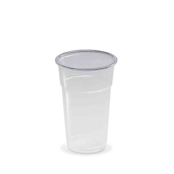 Trinkbecher 0,3 l 300 ml klar Ø 78 mm PP (50 Stk.)