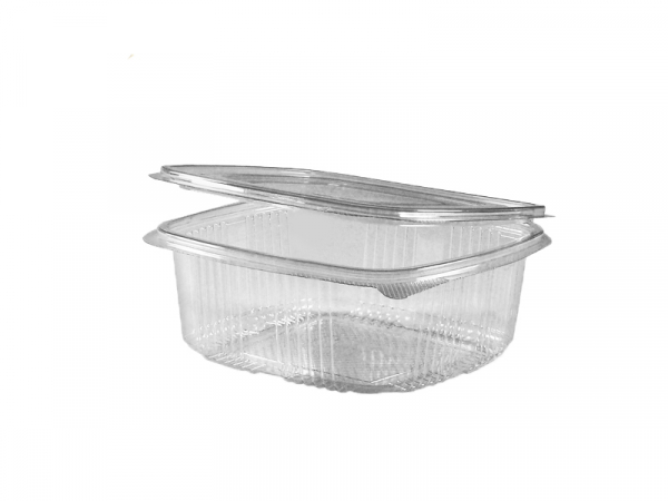 Klappschale Salatschale mit Deckel PET 1500 ml (50 Stk.)