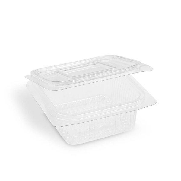 Klappschale Salatschale mit Deckel PET 250 ml (50 Stk.)