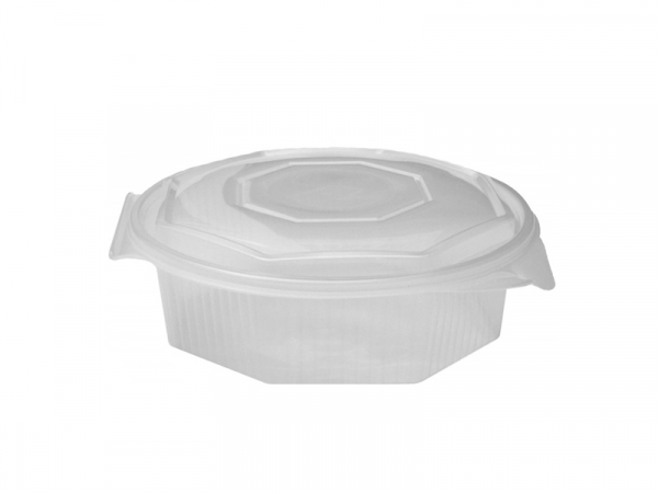 Haushaltsbox Salatschale Achteckbecher 1500 ml (25 Stk.)
