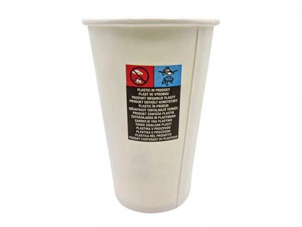 Hotcup Kaffeebecher Coffee to go Becher 300 ml weiß (10 Stk.)