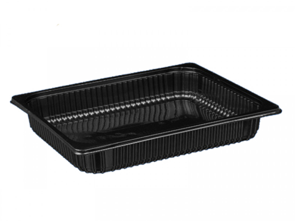 Servierschale Schale 1/2 GN schwarz (24 Stk.)