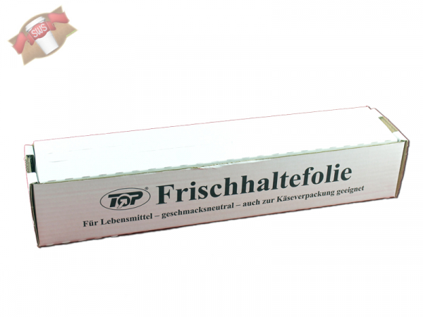 Frischhaltefolie transparent, 45cm x 300lfm in Spenderbox / Cutterbox (1 Rolle)