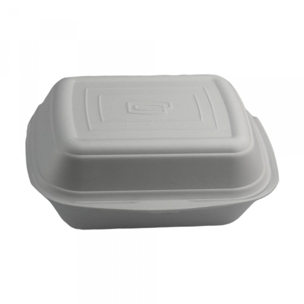 Menübox Transportbox Snackbox 185x155x75 mm weiß (125 Stk.)