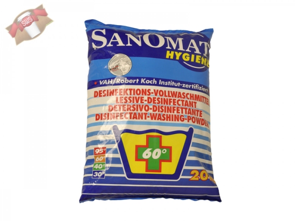 Sanomat Desinfektionswaschmittel für alle Einsatzbereiche 20 kg (1 Sack)