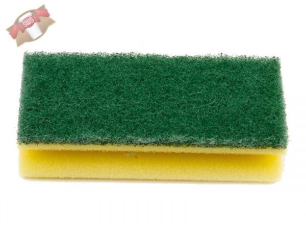 Griffschwämme Putzschwämme Schwämme 15x7,5x4,5 cm gelb/grün (10 Stk.)
