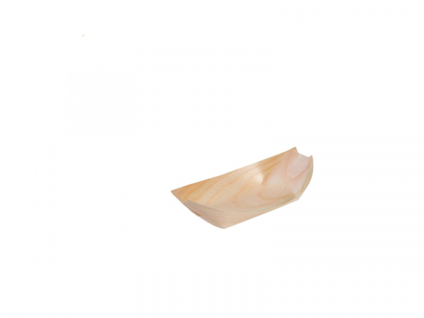 Holz Schiffchen Fingerfood Schale aus Holz 9x6 cm (100 Stk.)