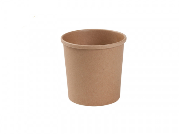 Bio EFA Karton Becher braun 400 ml kompostierbar (500 Stk.)