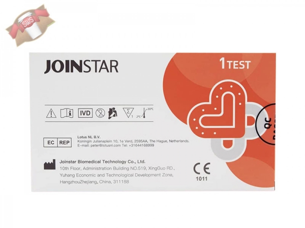5x 1 Test JOINStar COVID-19 Antigen Rapid Test (Colloidal Gold)