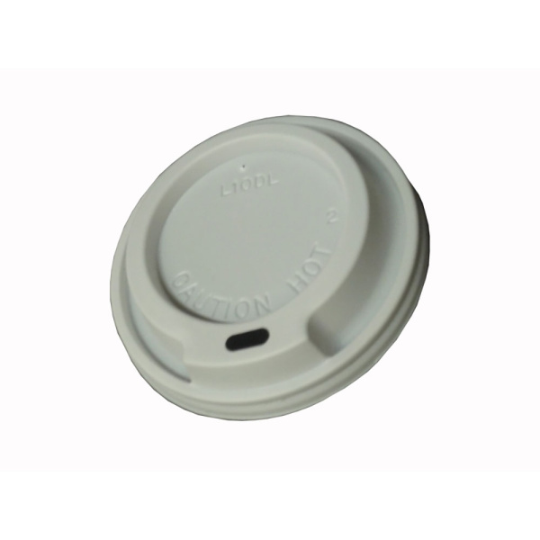 Coffee-to-go-Deckel | Ø 82 mm | PS | weiß | mit Trinköffnung (50 Stk.)
