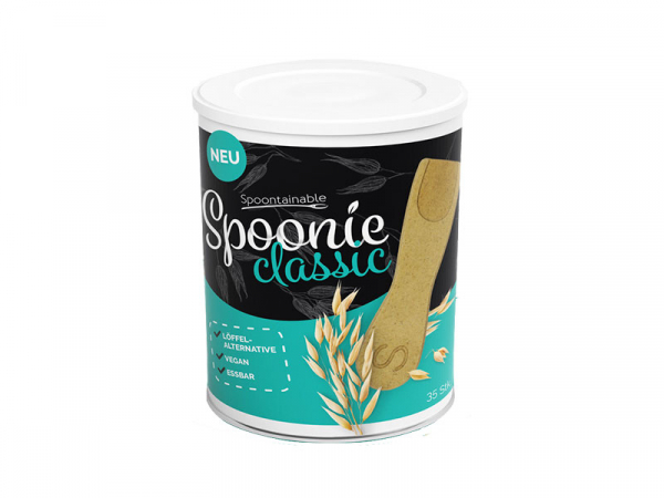 Eislöffel Eisspaten "Spoonie classic" essbar, vegan 7 cm lang (420 Stk.)