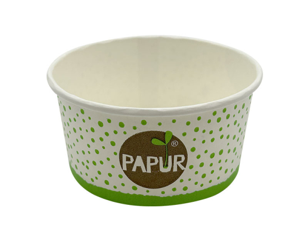 Becher Papiereisbecher Eisbecher 125 ml Ø 82 x 44 mm PAPUR Druck (50 Stk.)