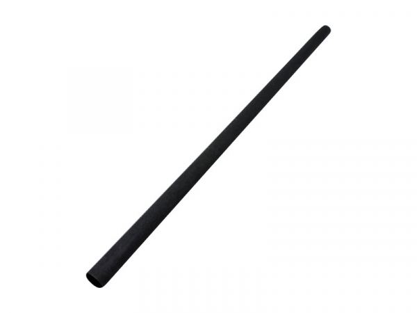 Trinkhalme aus Pflanzenfasern, Schwarz, Ø 8 mm, 21 cm lang (4000 Stk.)