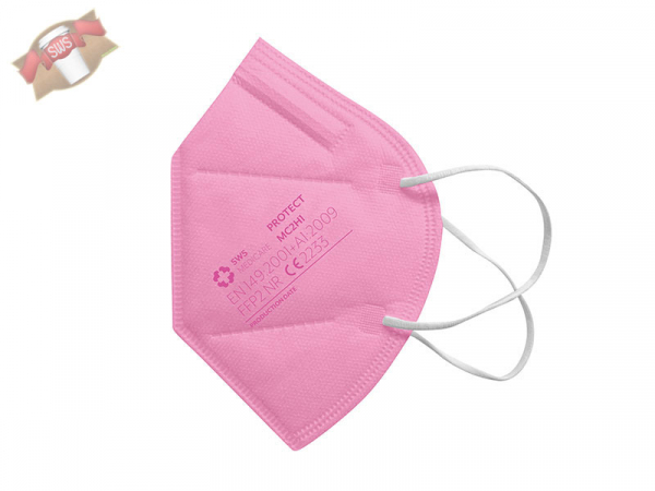 FFP2 Atemschutzmaske PROTECT, Form=Standard, rosa (10 Stück)