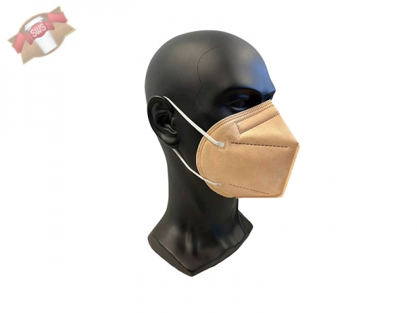 FFP2 Atemschutzmaske PROTECT, Form=Standard, beige (10 Stück)