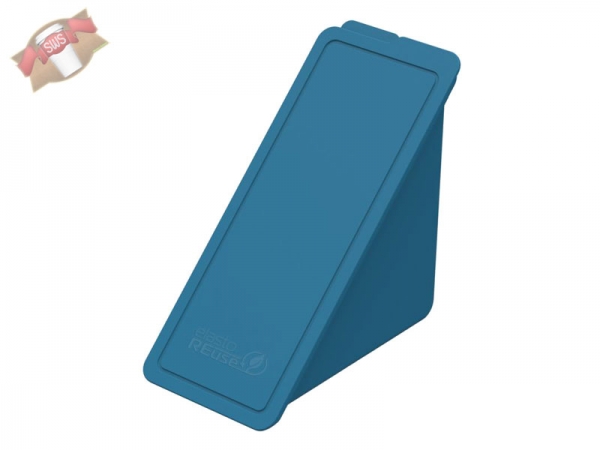 Mehrweg Sandwichboxen „ToGo“, blau 185 x 75 x 90 mm (50 Stk.)