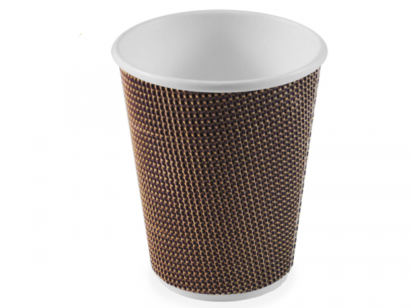 Coffee to go Kaffeebecher Ripple Cup 0,3 l. braun lila (50 Stk.)
