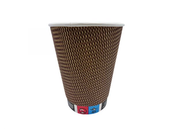 Coffee to go Kaffeebecher Ripple Cup 0,3 l. braun lila (50 Stk.)