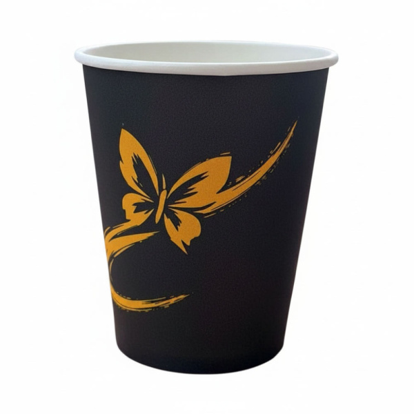 Cappuccinobecher Coffee To go | New Butterfly | 150ml 6oz | Ø70x80mm (50 Stk.)