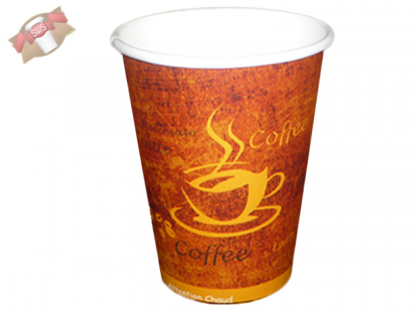 Kaffeebecher Coffee to go Becher Espresso Gold 7 oz 180 ml (100 Stk.)