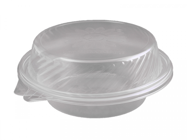Salatschale klar mit Domdeckel 1700 ml (100 Stk.)