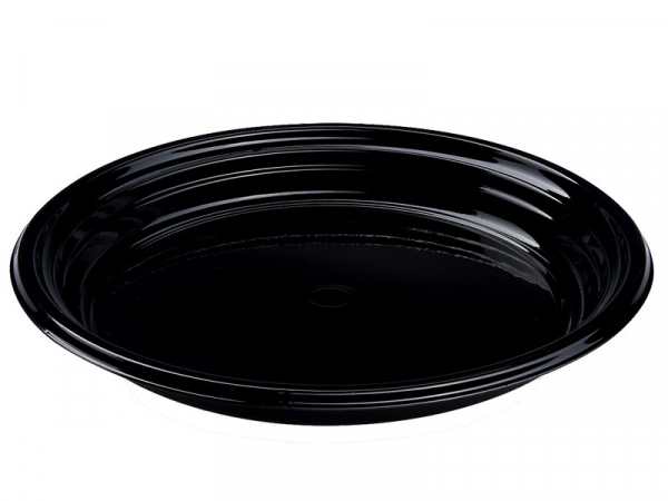 Mehrweg-Teller PP Reware Dinner schwarz Ø 22 x 2,6 cm (336 Stk.)