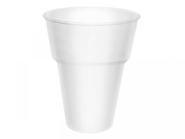 Trinkbecher 200/250 ml Ø 78 mm weiß Thermobecher Kaffeebecher aus XPP (50 Stk.)