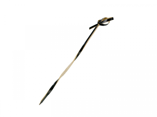 Bio-Bambus Spieße Schaschlikspieße schwarz mit Knoten 10 cm (2000 Stk.)