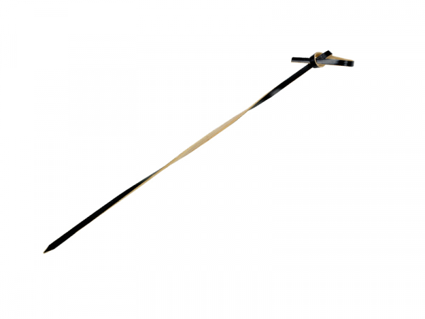 Bio-Bambus Spieße Schaschlikspieße schwarz mit Knoten 15 cm (2000 Stk.)